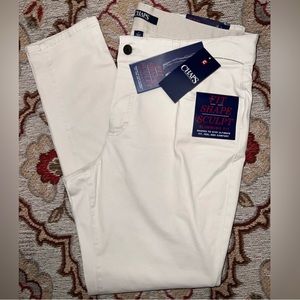 Chaps Khaki Pants! Brand New Size 14! Mid Rise Comfort Elastic Slim Leg! Comfy!